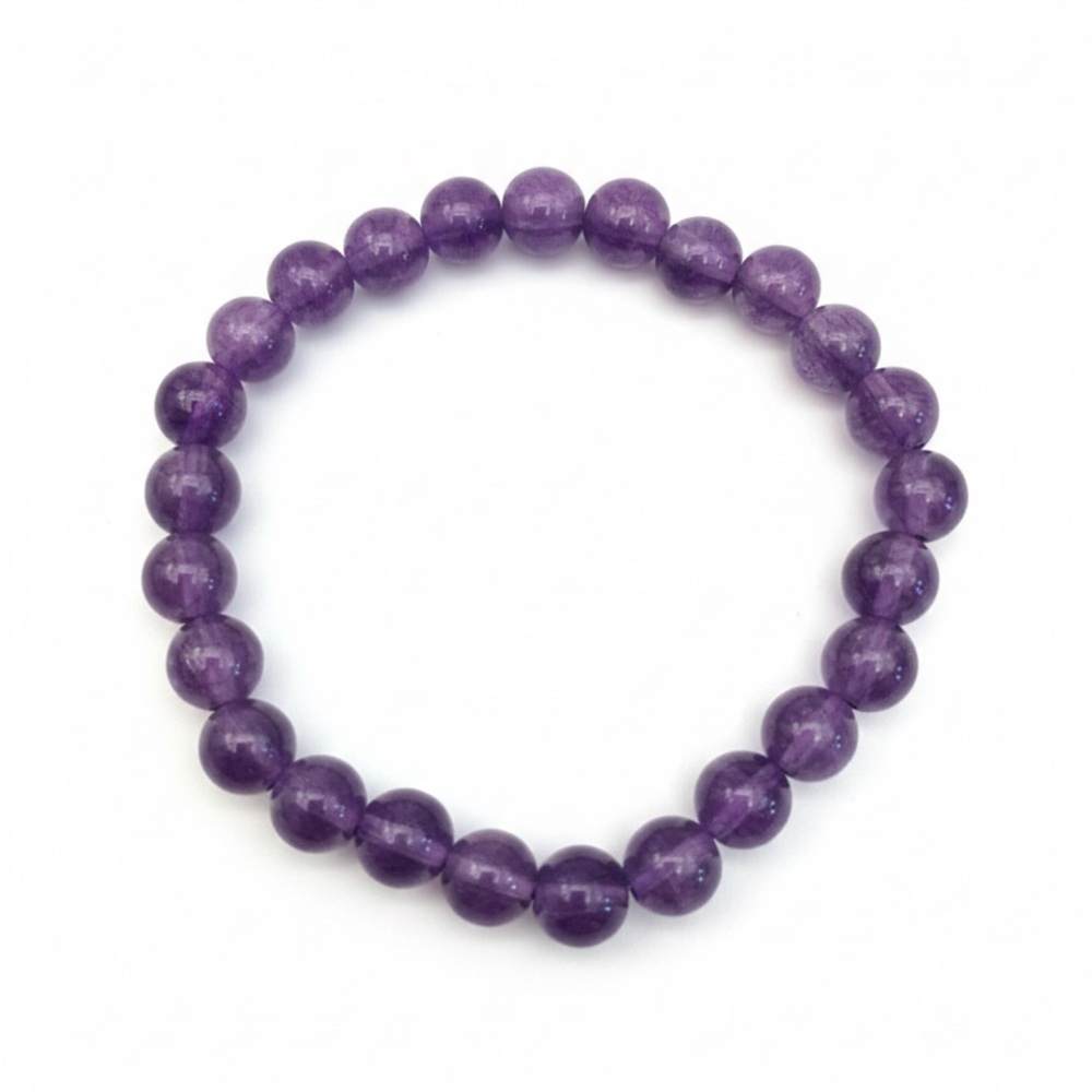 Elegant Purple Beaded Bracelet